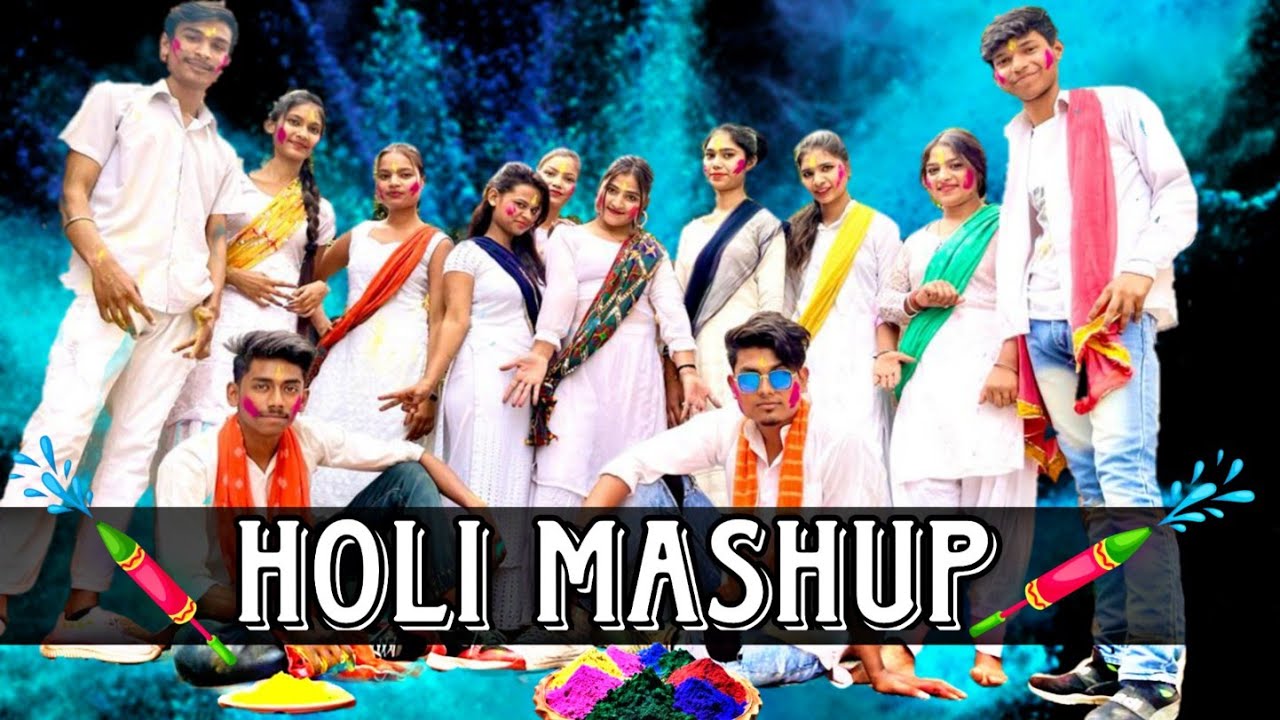 Holi Mashup ￼- Do Me A Favour Lets Play Holi , Balam Pichkari | Dance Cover | SWETA7ROHIT | Holi2023