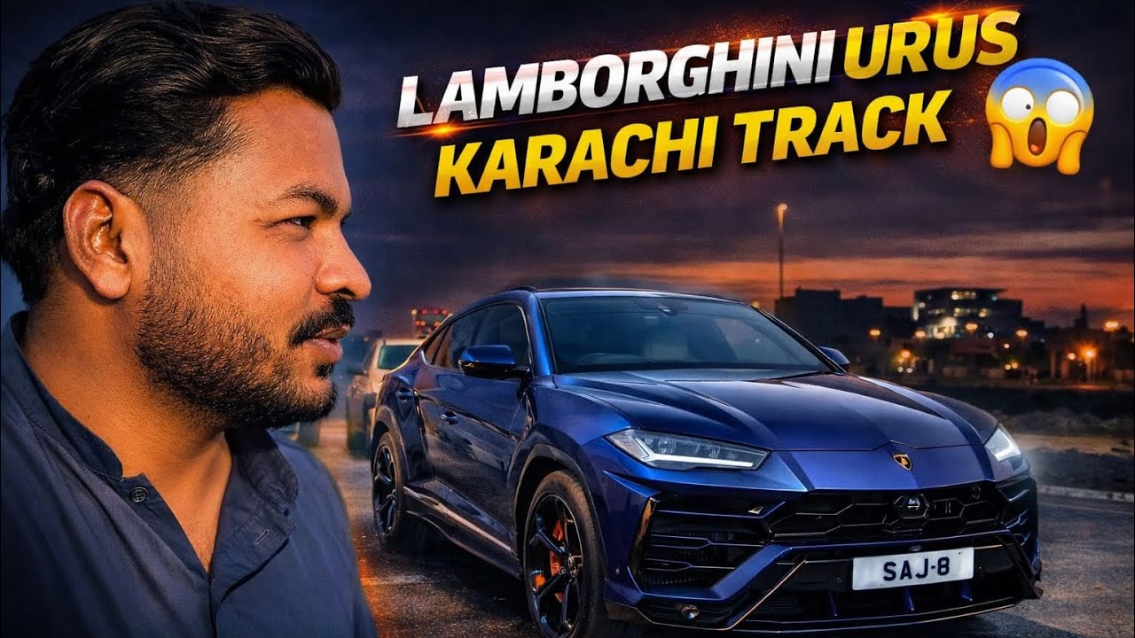 Lamborghini Urus on Karachi Track 😱 | Full Power Supercar Vlog