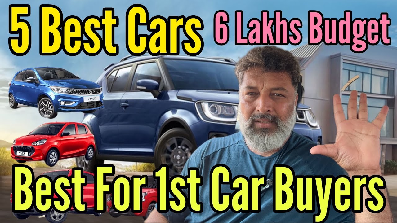 5 Best Cars Under 6 Lakhs Budget for 1st Time Car Buyers in 2026 || MotoWheelz India