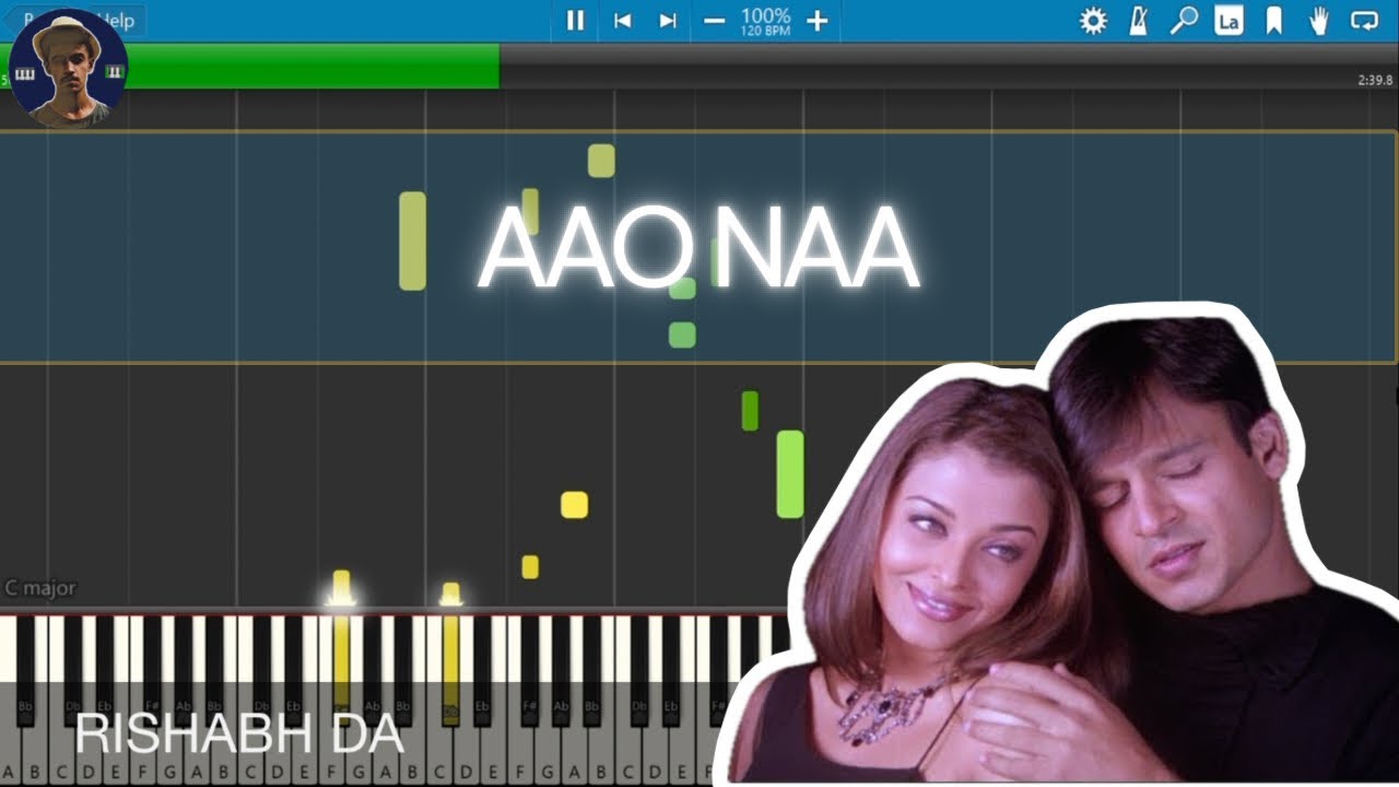 Aao Naa Piano Tutorial | Kyun Ho Gaya Na | Aishwariya Rai | Vivek Oberoi | Bollywood | Rishabh DA