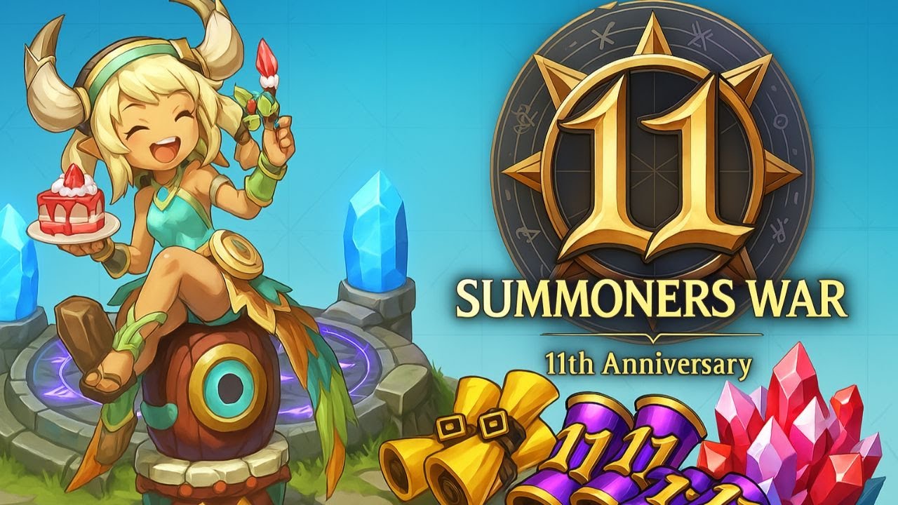 GIGA SUMMON DES 11ANS ! INCROYABLE ! 1K ABONNÉS MERCI !! (Summoners War)