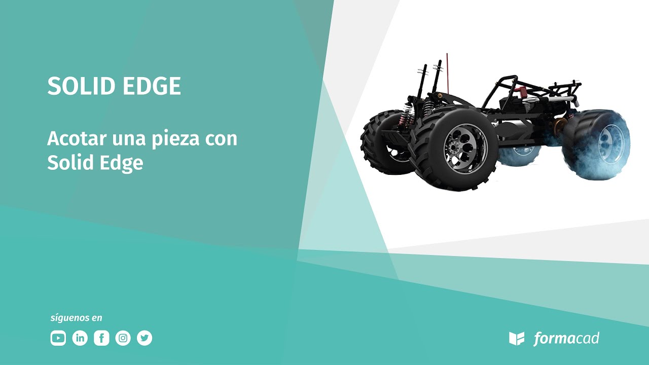 Acotar una pieza con Solid Edge