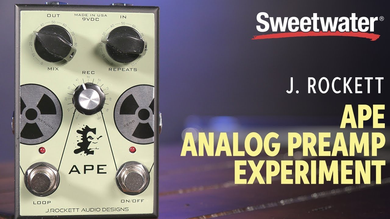 J. Rockett APE Analog Preamp Experiment Pedal Demo