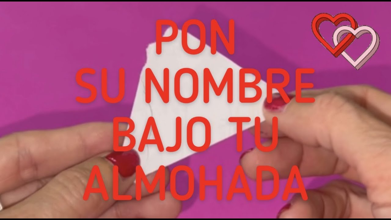 Pon su nombre bajo tu almohada para que no deje de soñarte pensarte #endulzamientos