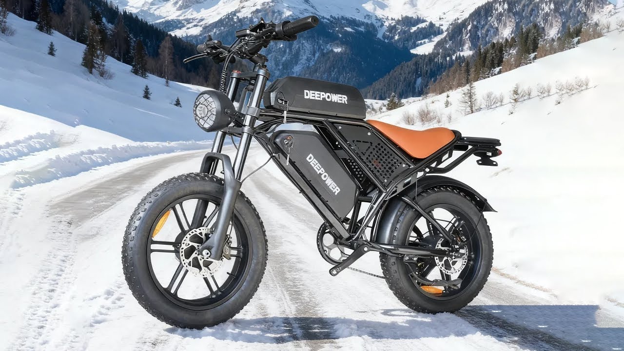 DEEPOWER S8 Electric Bike 3500W Dual Motor 48V 60Ah Dual Battery 20 Inch Off-Road Electric Bike