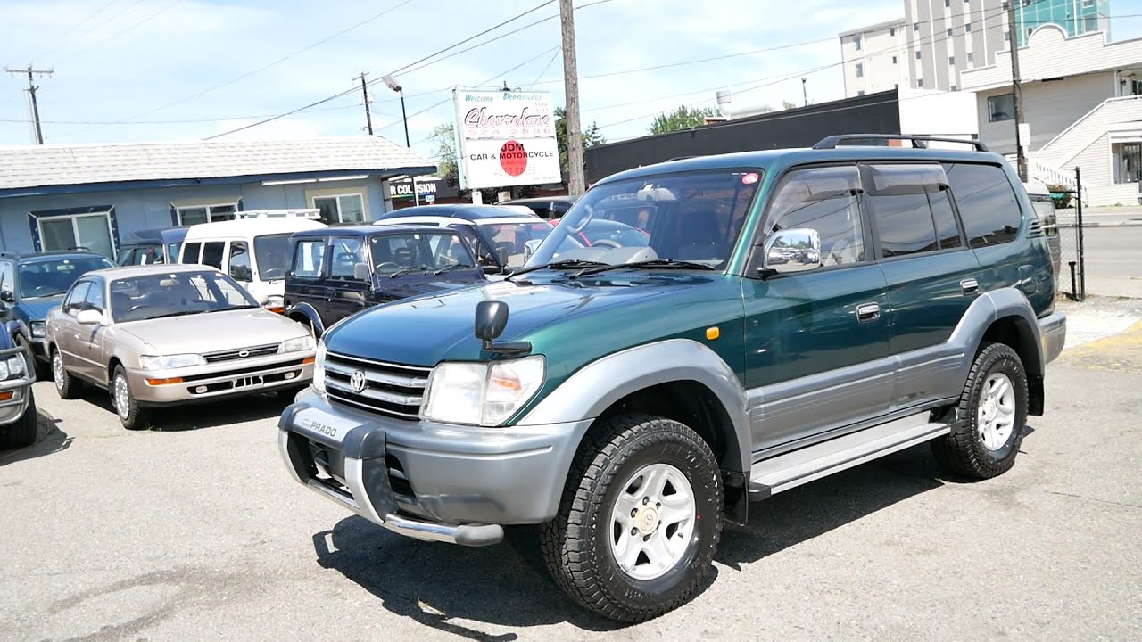 1996 Toyota Land Cruiser Prado KZJ95 Прогулка по США (на английском языке)