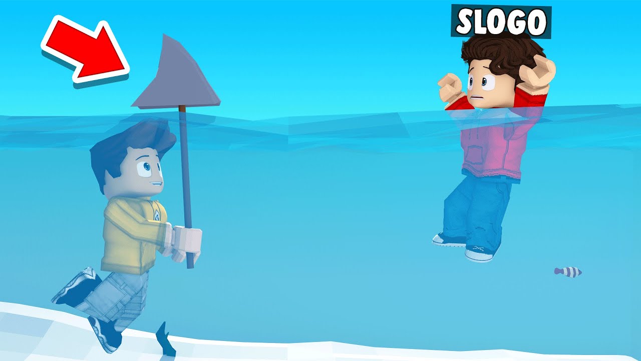 ТРОЛЛИНГ ДРУЗЕЙ В ОБЛИКЕ АКУЛЫ! (Roblox)