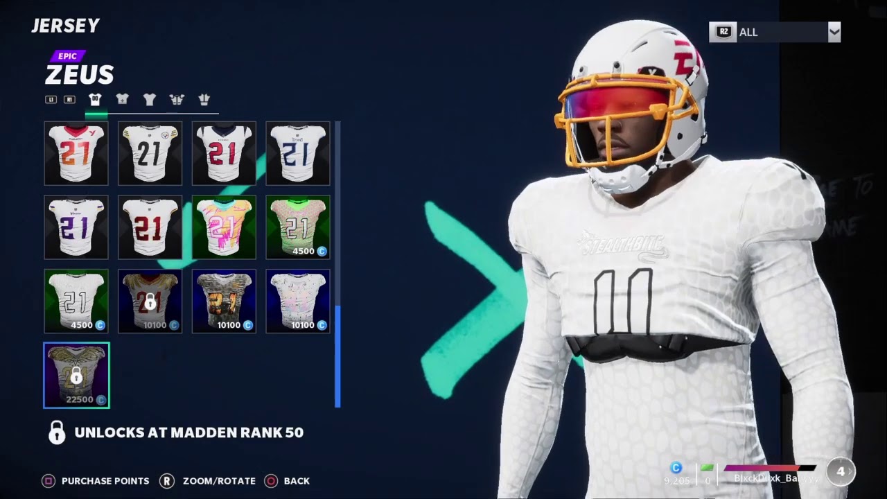 Madden 21 The Yard All Customization Options