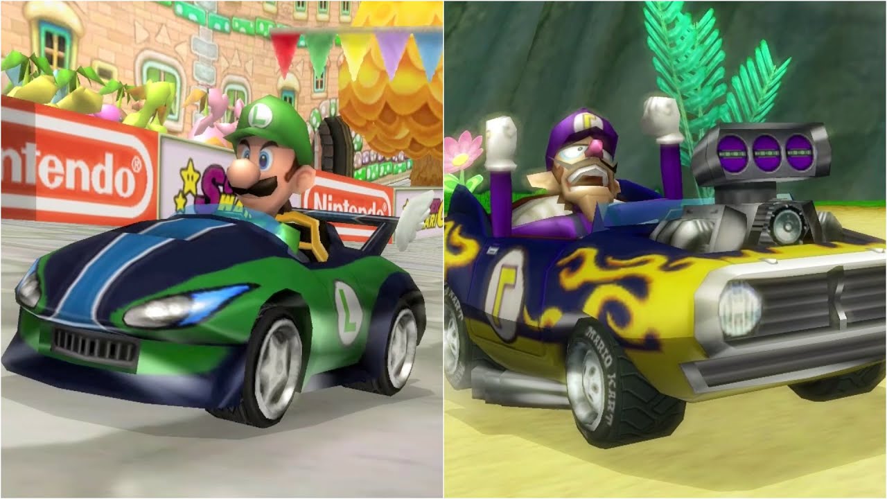 Mario Kart Wii Luigi, Waluigi Gameplay Compilation HD