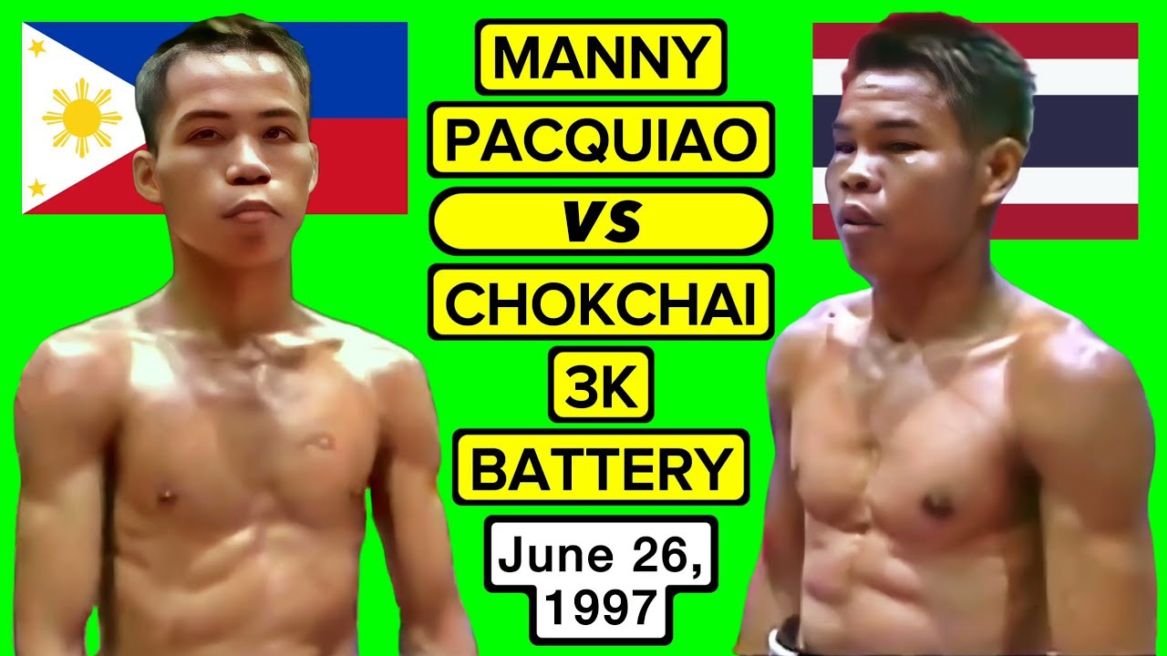 (21) | Manny Pacquiao 🇵🇭 VS 🇹🇭 Chokchai 3K Battery | June 26, 1997 | Vintage Sports | 720P 50FPS