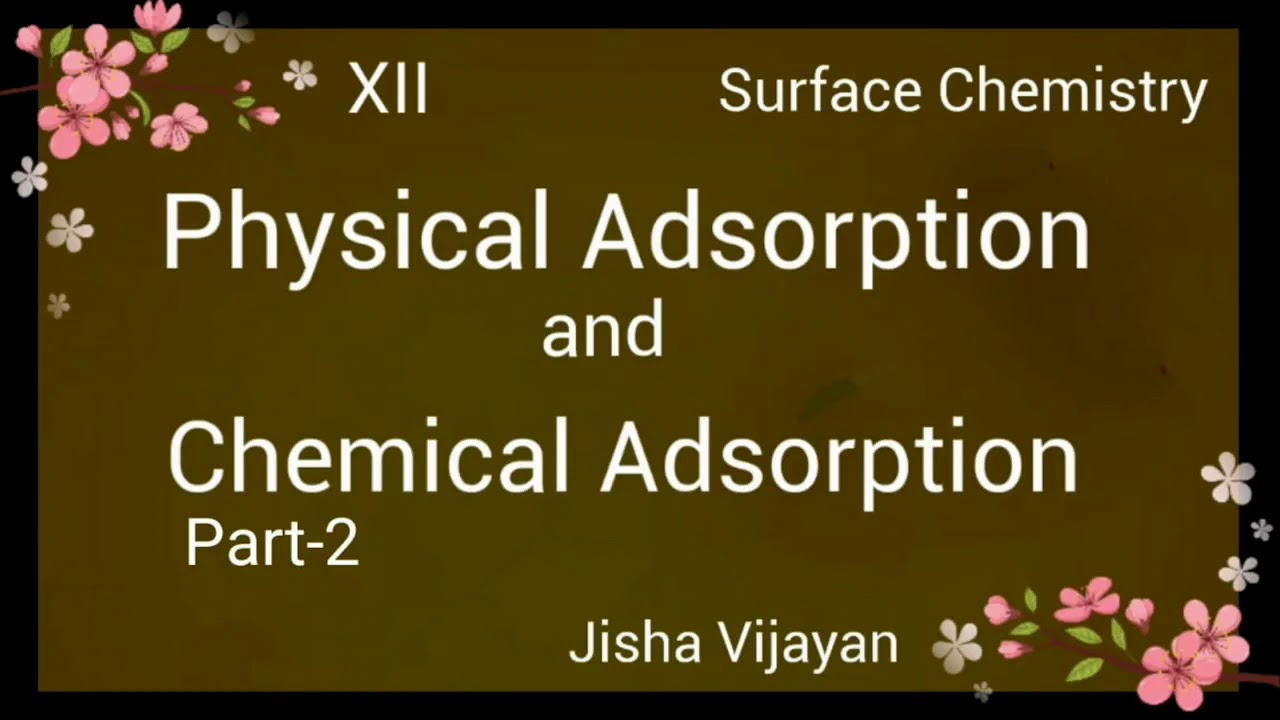 Chemical Adsorption, Surface Chemistry