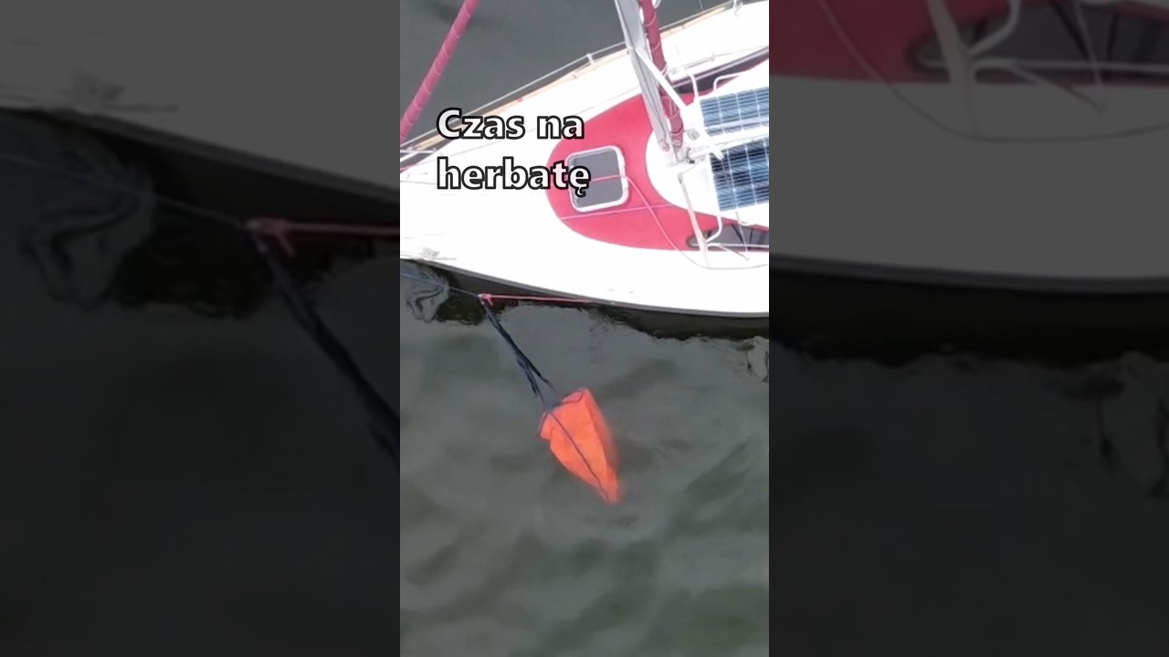 Dryfkotwa do herbaty #włocławek #wisła #jacht #para-anchor #dryfkotwa #zalew #żeglarstwo #sailing