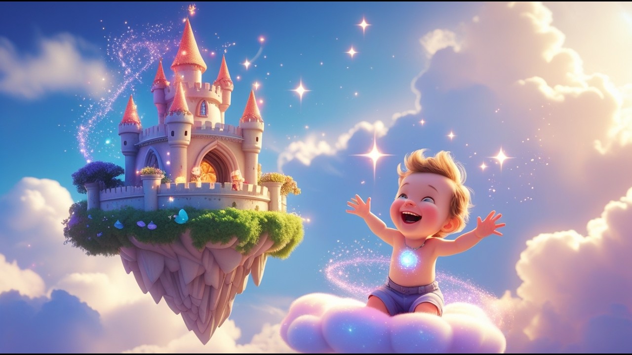 25 Floating Castle Adventure with the Wizard 🏰✨ | Magical Story for Kids | Learn Colors & Imaginat