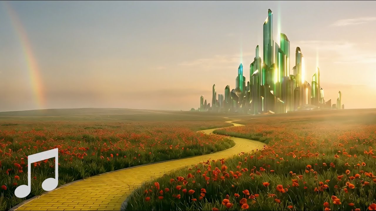 The Emerald City | Wizard of Oz Movie Ambience | Whimsical Cinematic Sore & Soundscape