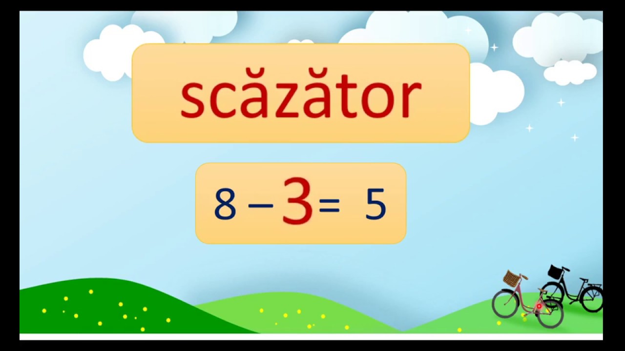 Matematica cl.1 Aflarea scăzătorului necunoscut.