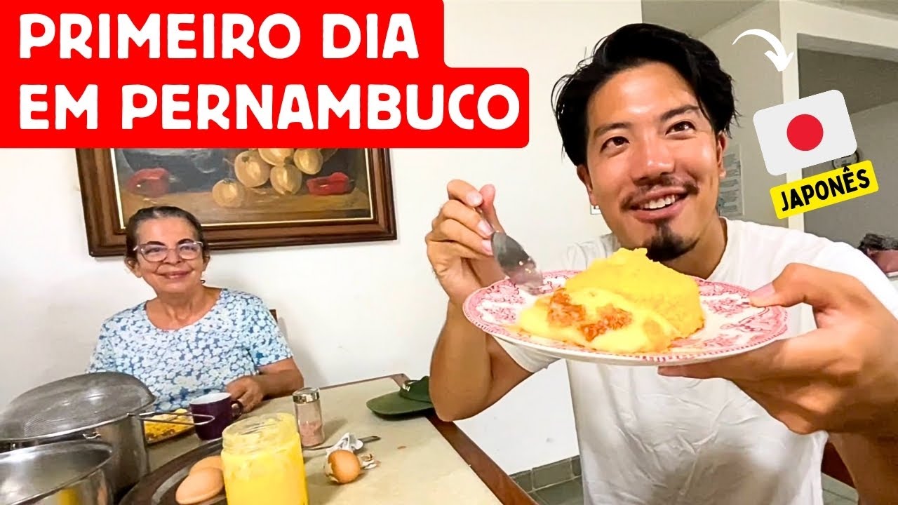 Primeiro dia de um japonês em Pernambuco, Brasil