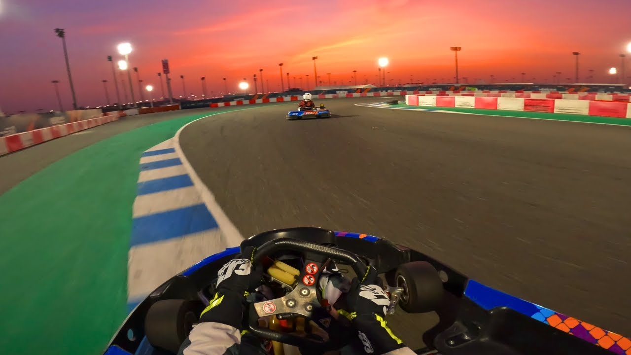 Sunset Racing at Lusail Karting Track in 2024