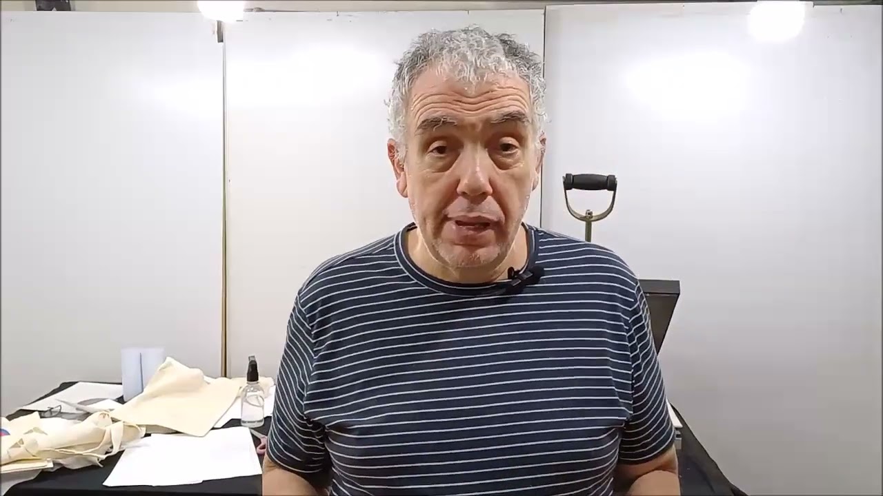 Resinando e sublimando  ecobags de algodão