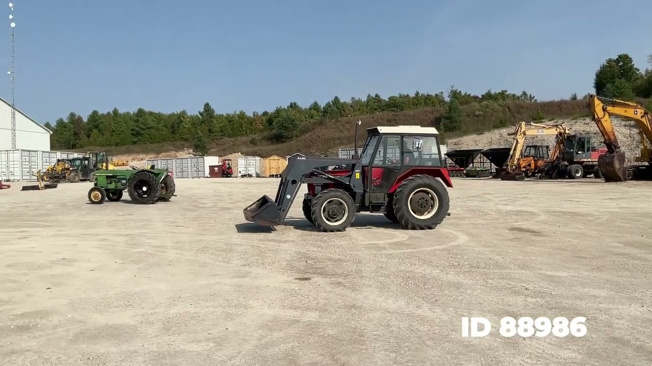 Zetor 6245 Tractor With Allied Loader