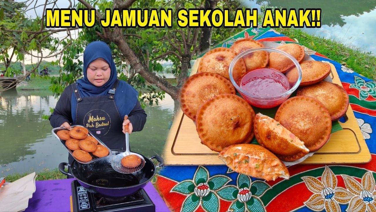 ROTI GORENG CRAB CREAMY CHEESE,MENU JAMUAN SEKOLAH ANAK TERLARIS-tips rangup & tidak serap minyak ❗