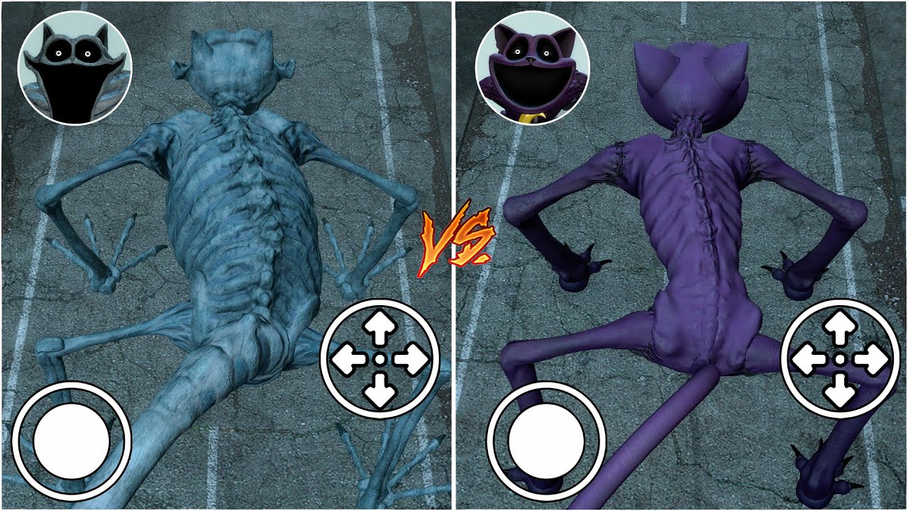 Playing as NIGHTMARE CATNAP vs Playing as CATNAP in POPPY PLAYTIME?! (Garry's Mod)