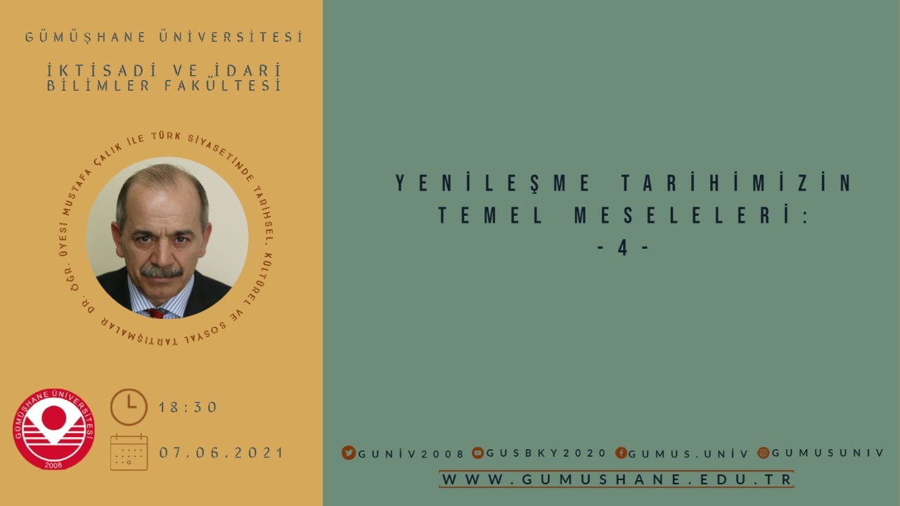 Dr. Öğr. Üyesi Mustafa ÇALIK ile Türk Siyasetinde Tarihi, Kültürel ve Sosyal Tartışmalar