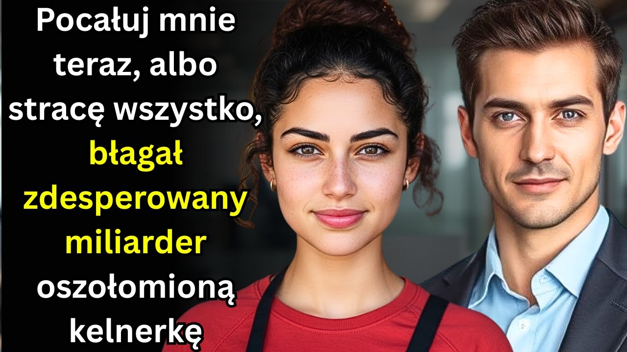 «Pocałuj mnie teraz, albo stracę wszystko» — błagał zdesperowany miliarder oszołomioną kelnerkę