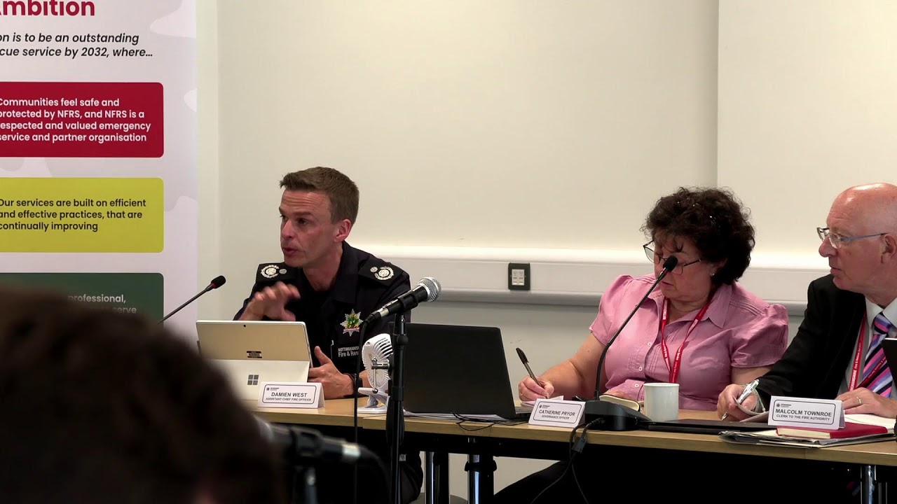 25-07-25 - Fire Authority -  Nottinghamshire and City of Nottingham Fire Authority