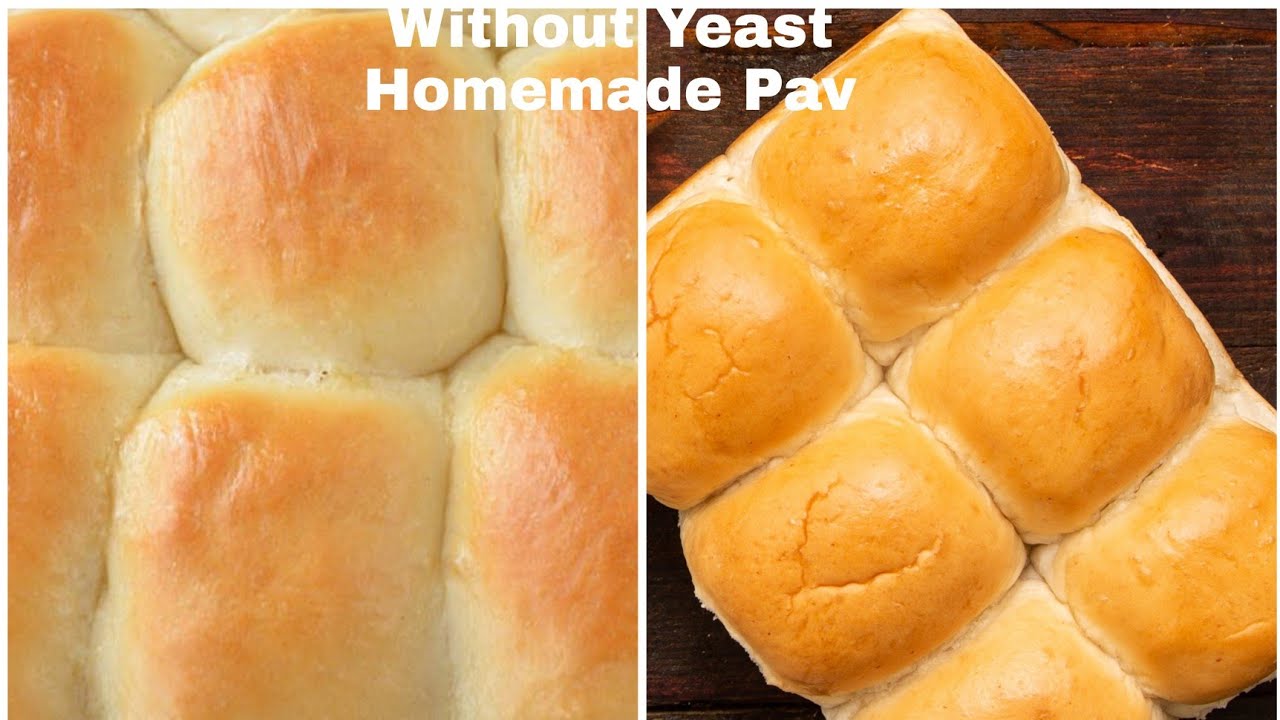 Super Soft Pav Recipe | Homemade Eggless  Jain Pav | Without Yeast pav Recipe |