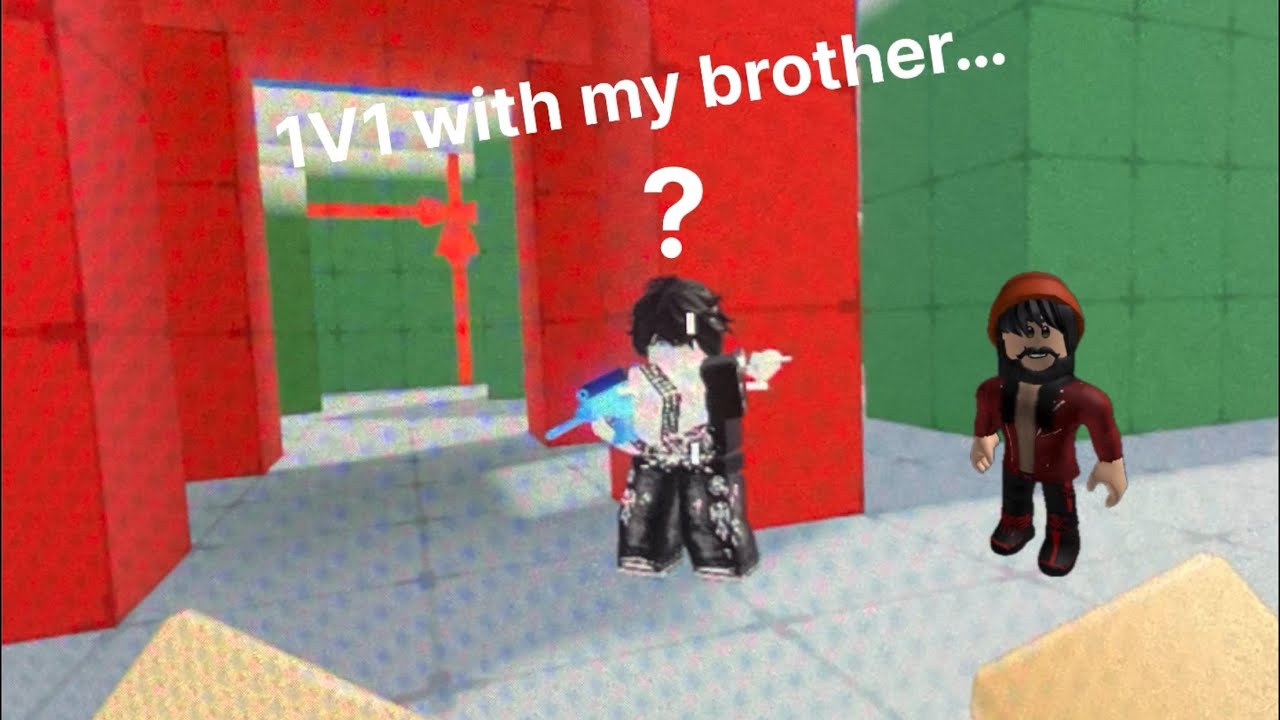 1v1 with my brother in rivals | Roblox 