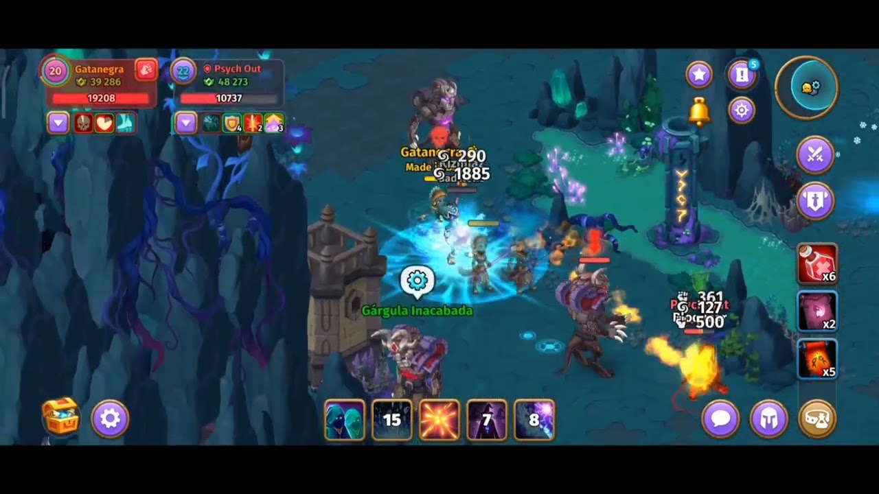SKYLORE PvP Adamantina Nv20 vs 30+, Farm Purple Chest.