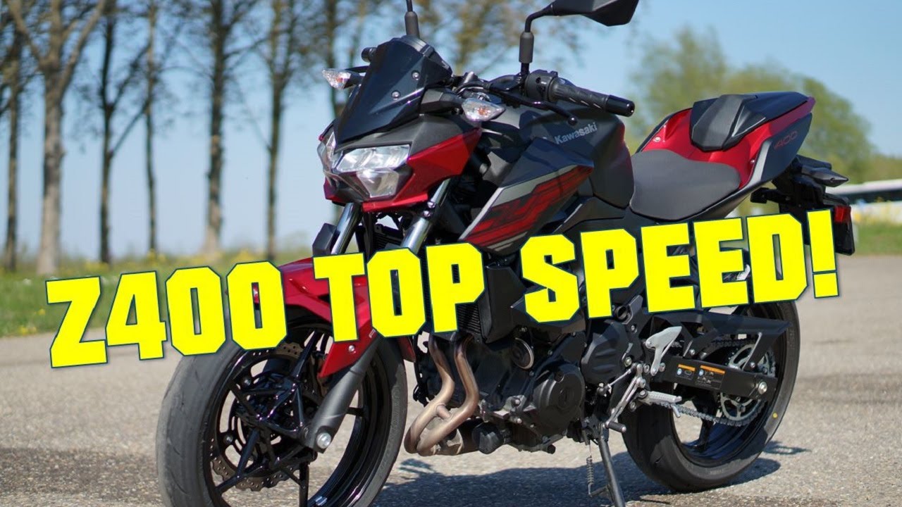 KAWASAKI Z400 TOP SPEED!