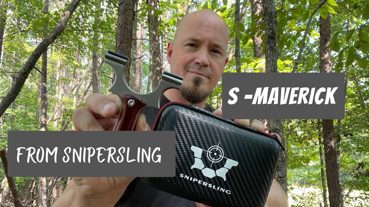 The “S-Maverick” Titanium Slingshot from Snipersling!
