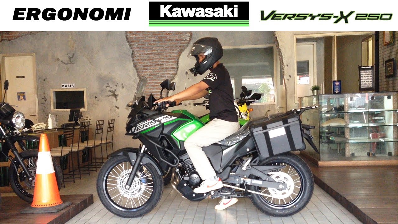 Обзор эргономики Kawasaki Versys X 250