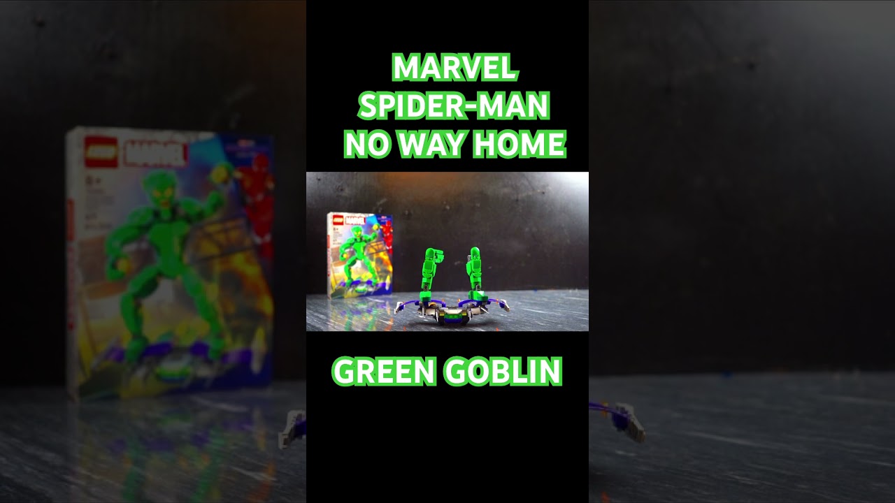 MARVEL SPIDER-MAN NO WAY HOME GREEN GOBLIN LEGO SET 76284 #greengoblin #marvel #lego #legosets