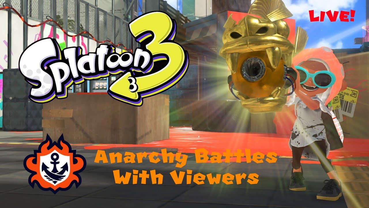 Fight For The Rainmaker! Splatoon 3 Anarchy Battles with Viewers