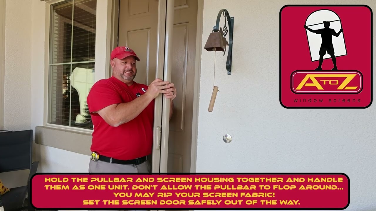 How to Remove and Reinstall Your Retractable Screen Door