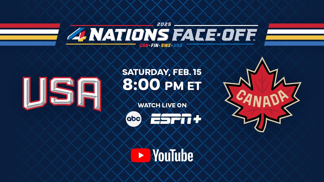 Canada vs. USA | 2025 4 Nations Face-Off | Live