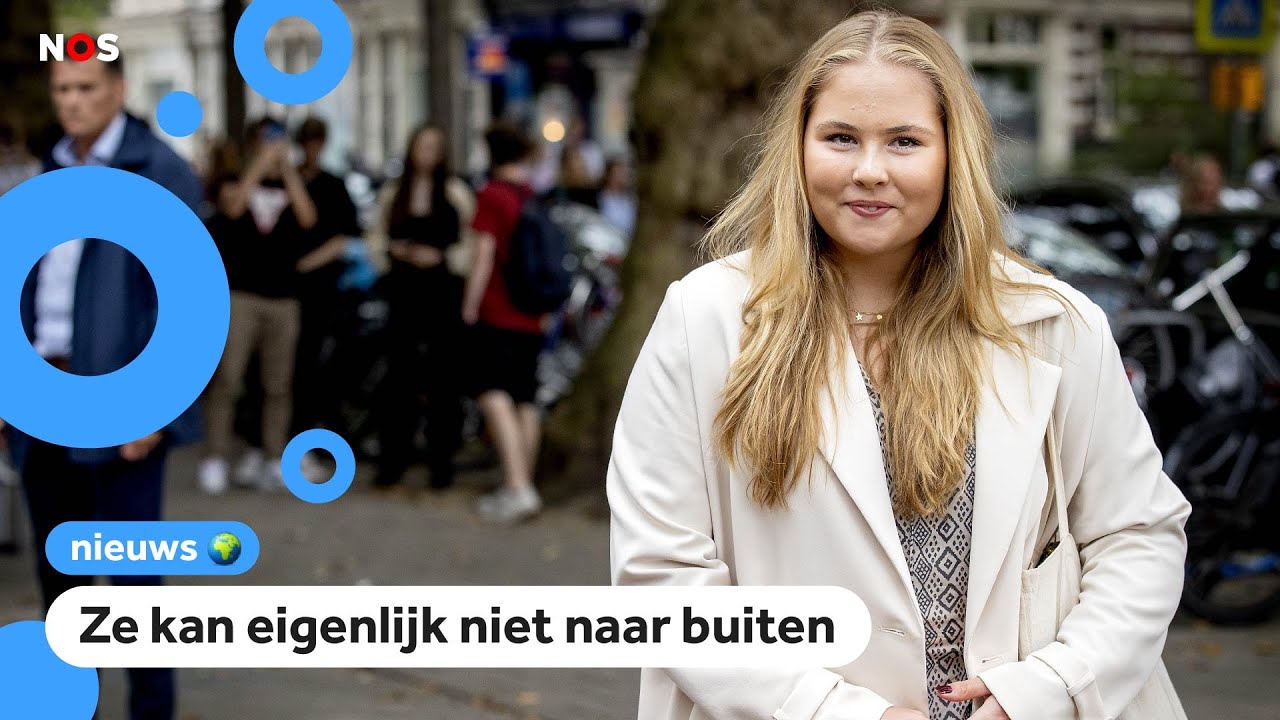Prinses Amalia wordt bedreigd en woont niet in Amsterdam