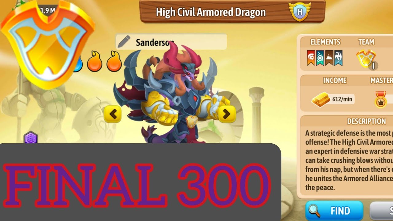 Dragon city Season 8 Gameplay Part300 FINAL Mobile/Console/PC HCA/HRT/Beaked extractor Dragon Hatch