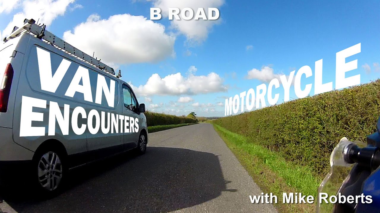 B Road Van Encounters | Motorcycle Riding UK Country Roads