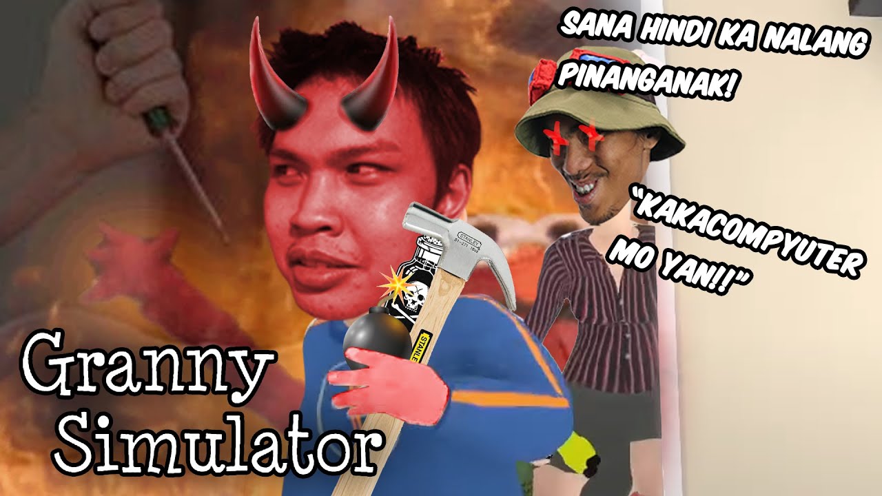 PEENOISE PLAY GRANNY SIMULATOR - FUNNY MOMENTS (FILIPINO)