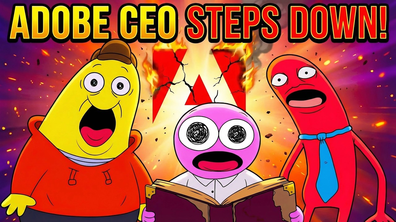 Abobe CEO Steps Down as Artists RAGE and Stock COLLAPSES!
