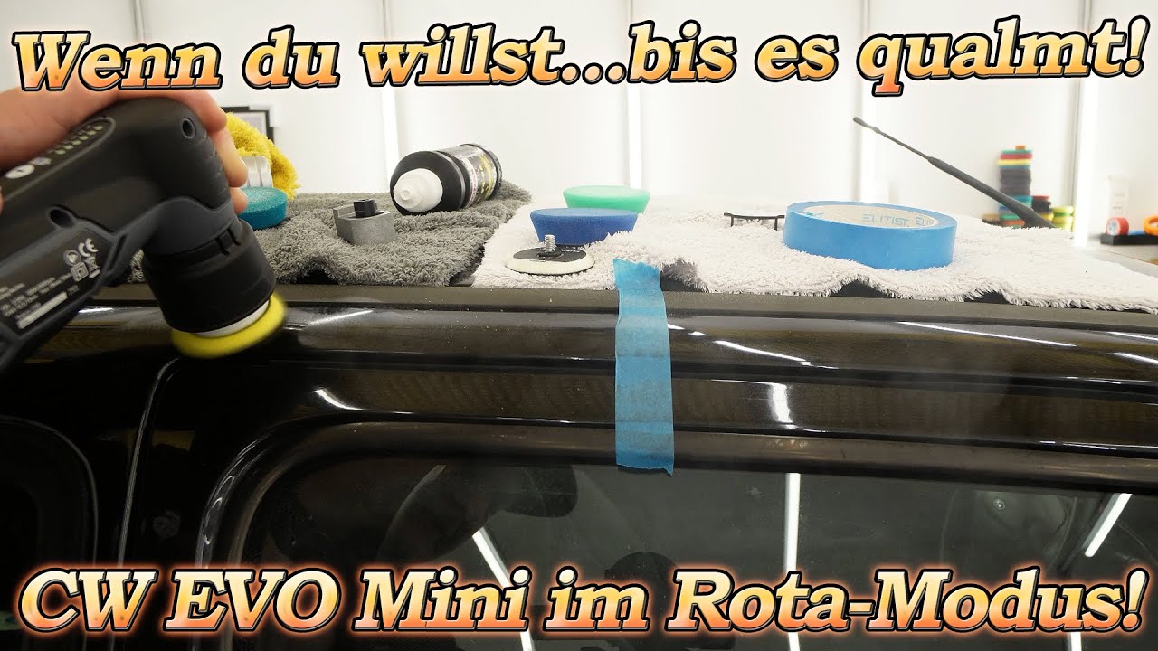 Raucht dir das Polierpad weg! CHEMICALWORKZ EVO Mini im Rotationsmodus zieht eiskalt durch!