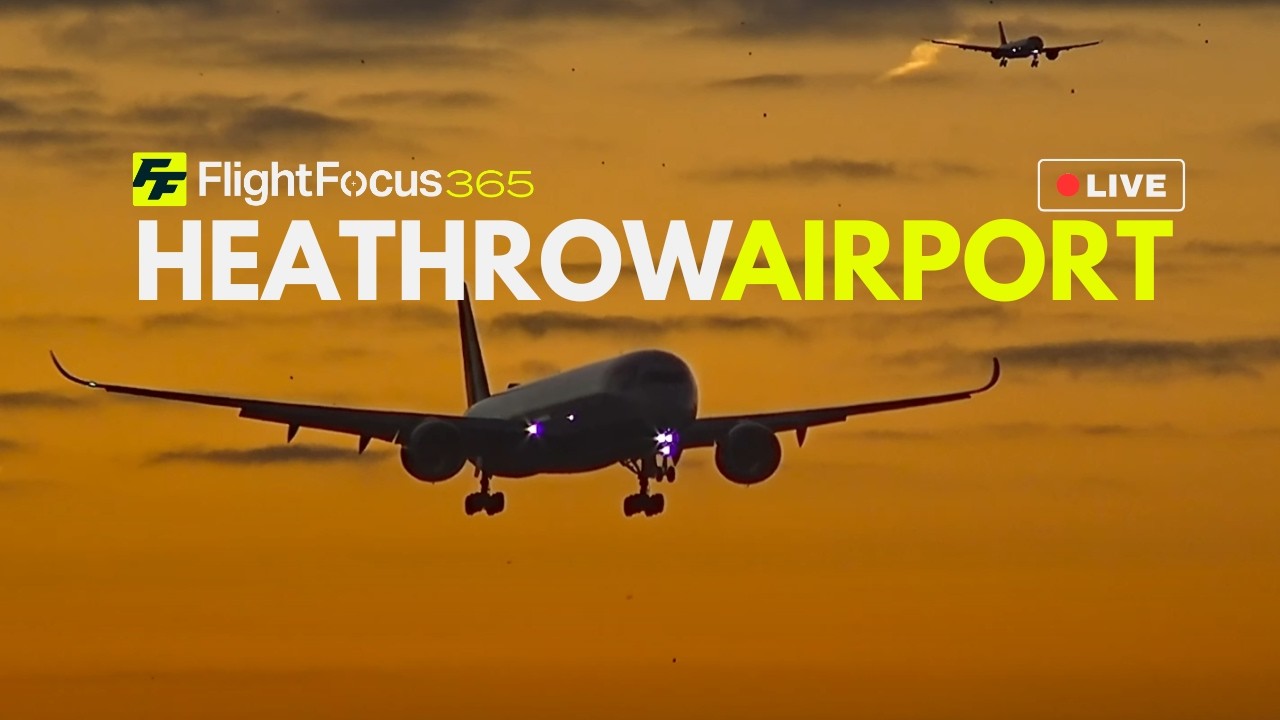 Heathrow Airport Live - CROSSWIND Saturday 29th August 2026