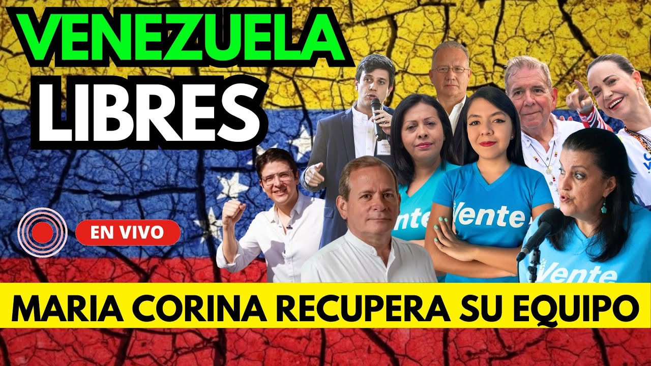 🚨 NOTICIAS VENEZUELA LLIBERANAL EQUIPO DE MARIA CORINA CHAVISMO HUNDIDO