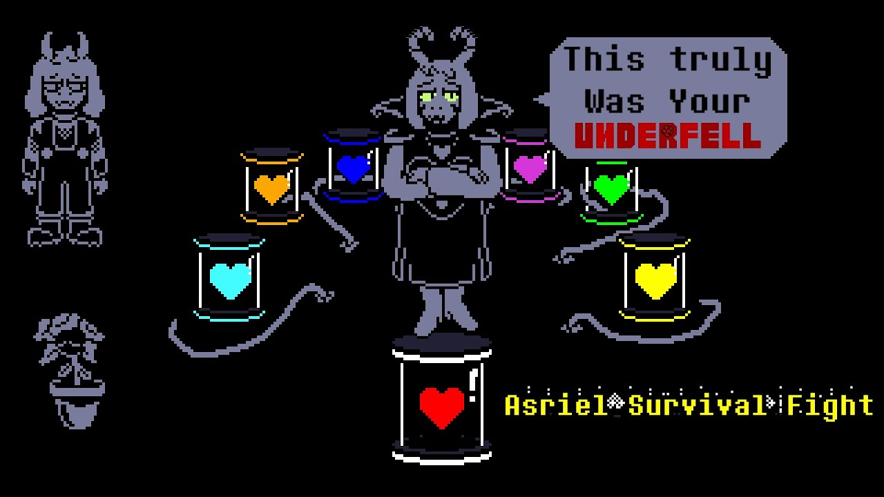 Что, если бы Азриэль не хотел сражаться? (Бой на выживание в Underfell Asriel)