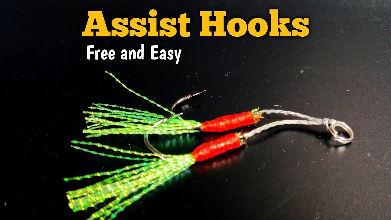 DIY assist hook for fishing that you can make yourself at home