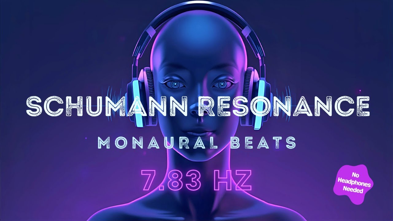 Schumann Resonance Monaural Beats with Rain Sounds for Energy Reset & Grounding