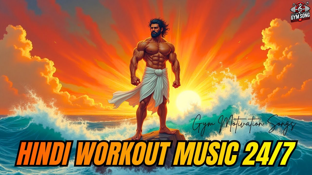 Hindi Workout Music 24/7, Gym Motivation & Training Beats 💪 Fitness Gym Workout Songs